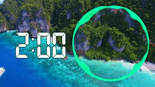 2 Minute Countdown Timer With Royaltyfree Music  Digital Timer  Cool Timer [upl. by Marvella711]