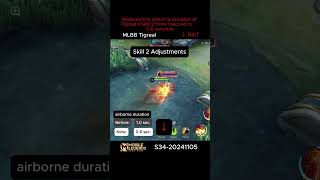 MLBB Patch Update Tigreal S3420241105 tigrealmlbb mobilelegends slinkyplaysml [upl. by Yrallam]