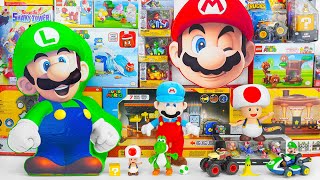 Super Mario Bros Mystery Box Unboxing Toys Review 🎁 Mario Luigi Princess Peach Bowser Yoshi [upl. by Oates645]