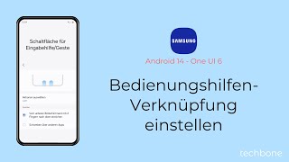 BedienungshilfenVerknüpfung einstellen  Samsung Android 14  One UI 6 [upl. by Bridge330]