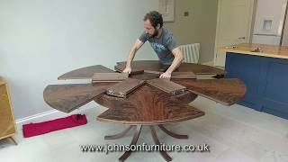 Assembling an Expanding Circular Dining Table [upl. by Hepzi821]