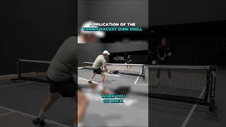 How the Tennis Racquet Dink Drill Transforms Your Precision and Control 👏 pickleball [upl. by Nnaeinahpets]