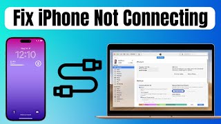 How to Fix iPhone Not Connecting with PC via USB Cable in iOS 16 [upl. by Anasor]