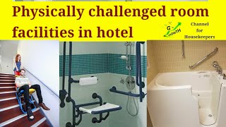 Physically challenged room  Disable room  Accessible room facilities in hotels [upl. by Decato779]