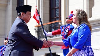 Kunjungan Resmi Presiden Prabowo Kepada Presiden Republik Peru Dina Boluarte Lima 14 November 2024 [upl. by Wollis671]