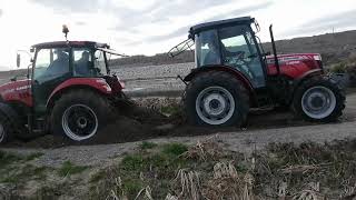 Jx75c case ve 3635 Massey Ferguson çekişme2 [upl. by Anpas]