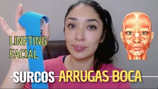 Quitar ARRUGAS Y SURCOS con Cintas  Linfting Facial 🌺 [upl. by Minardi]