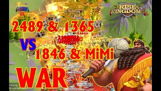 🔴CHECK WAR  Cụm 5 siêu nấm  KVK 2489 amp 1365 Vs 1846 rok riseofkingdomsgames game gaming [upl. by Capon843]