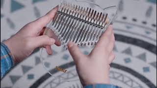 17 Keys Transparent Acrylic Thumb Piano Kalimba [upl. by Trumaine]