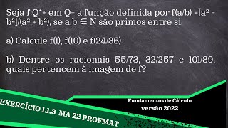 MA22 cap1 exercício 113 versão 2022 mestrado profmat [upl. by Clo994]