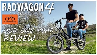 Radwagon 4 Cargo EBike REVIEW  After a year of traveling EUROPE [upl. by Aiciled]