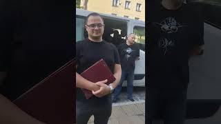 protest pod sądem w Tychach interwencja lizusów [upl. by Tanner]