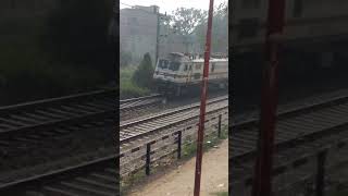 How Electric Locomotives Pantograph Changes WAP 7 Changing its Pantograph shorts [upl. by Artekal729]