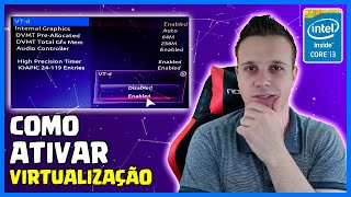 COMO HABILITAR A VIRTUALIZAÇÃO DO SEU PC PRA EMULADORES [upl. by Anivol]