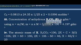 Volumetric Analysis Alternative B 2024 WASSCE Chemistry Practical Endpoint and Calculations [upl. by Asiluj]