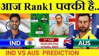 India vs Australia PredictionIND vs AUS Prediction team of today match [upl. by Nivag62]