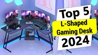 ✅Top 5 Best LShaped Gaming Desk of 2024  Best LShaped Gaming Desk [upl. by Nilsoj]