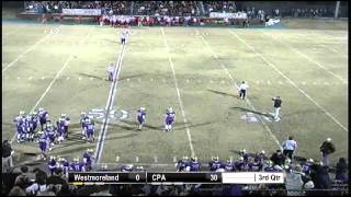 Football Playoffs CPA 110 vs Westmoreland 92 [upl. by Nertie]