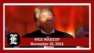 WEX Wakeup Democrats struggle DEI in Trump’s second term Poll shows support for Trump [upl. by Tonnie]