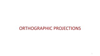 Introduction to Orthographic Projection [upl. by Esmerolda]