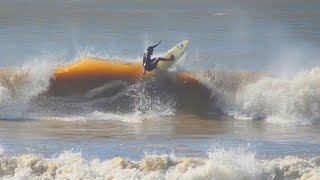 Primeiro Swell 2021  Praia do Cassino RS [upl. by Assillem]