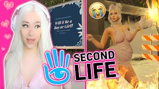 SECOND LIFE GENDER REVEAL GONE WRONG [upl. by Etnovert]