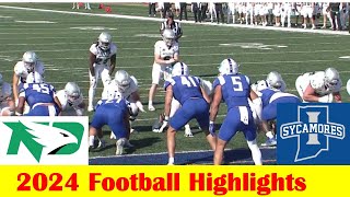 North Dakota vs Indiana State Football Game Highlights 11 2 2024 [upl. by Koenig32]