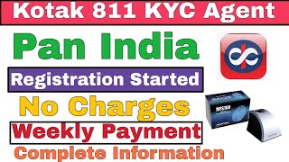 how to apply for Kotak 811 kyc agent  Kotak account opening and Kyc agent Id  Kotak Agent Id [upl. by Mintun434]