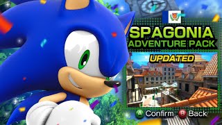 Sonic Generations UPDATED Spagonia Adventure Pack [upl. by Yednil]