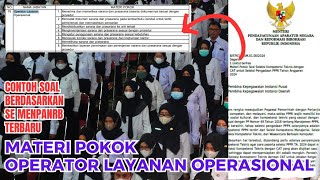 Soal PPPK Formasi Operator Layanan Operasional [upl. by Inga295]