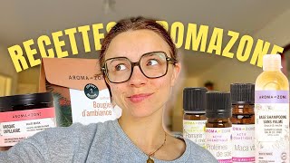 JE TESTE DES RECETTES AROMAZONE  Le romarin aidet’il vraiment à la pousse des cheveux  🌿💆🏼‍♀️🥣 [upl. by Aicilic]