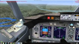 FSX Full autopilot and ILS landing tutorial Basic [upl. by Veator365]