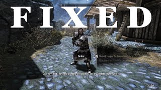 Skyrim Farkas Glitch FIXED [upl. by Auqenahc328]