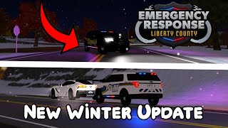 🔴 NEW WINTER UPDATE I Emergency Response Liberty County Roblox I Live Stream🔴erlc [upl. by Nelleyram516]