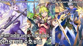 사릿사 키우기 RPG 어그로 수호 비숍 shadowverse unlimited guardian Havencraft [upl. by Lightfoot]