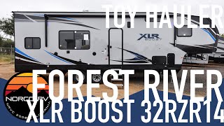 2021 Forest River XLR Boost 32RZR14 Fifth Wheel Toy Hauler Upgraded [upl. by Jan]