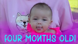 SACHI turns 4 MONTHS OLD Baby day at the park with mommy ⭐ SEEKAH YouTube [upl. by Shir604]