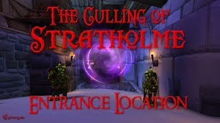 WoW The Culling of Stratholme Entrance Location [upl. by Nadoj]