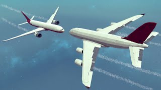 Airplane Crashes Shootdowns Midair Collisions and More 7  Besiege [upl. by Kawasaki827]