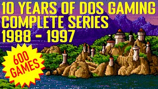 10 Years of DOS Gaming Complete 19881997 The Biggest Retro Gaming Video on YouTube [upl. by Chernow]