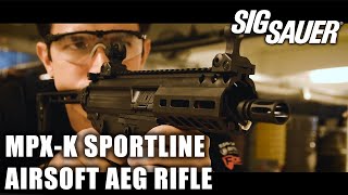 CHEAPEST SMG  SIG Sauer Airsoft MPXK Sportline AEG  RedWolf Airsoft RWTV [upl. by Huda]