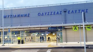 Mytilene International Airport Greece Your Gateway to the Island of Lesvos [upl. by Katsuyama603]