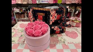 Whats in my Vera Bradley Small Hathaway Tote amp Rose Forever [upl. by Ferdy]