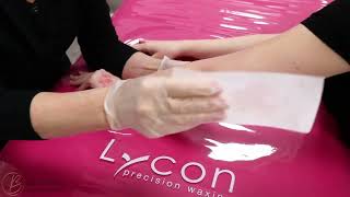 Lycon Soberry Delicious Strip Wax Cartridge  Arm Waxing [upl. by Floeter54]