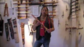 Learning the Native Flute  Lesson One  The Scale [upl. by Ogren]