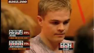 Patrik Antonius and Andrew Robl clash in PLO 262000 dollar Pot with insane results [upl. by Ynaffital]