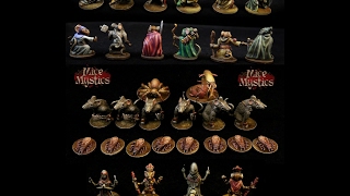 How to paint  How I painted Mice and Mystics board game [upl. by Geri]