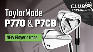 TaylorMade fans will love the NEW P770 amp P7CB Irons [upl. by Marlea]