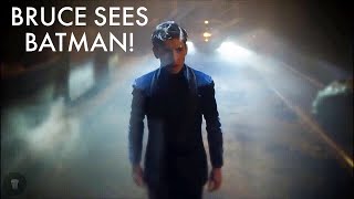 Gotham  Bruce Wayne Sees Batman  S04 E13 [upl. by Dita]