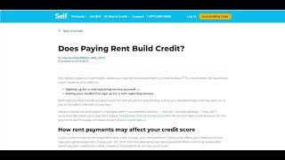 🔥 Self Credit Builder Rent Review Build Credit with Your Rent Payments [upl. by Ademla435]